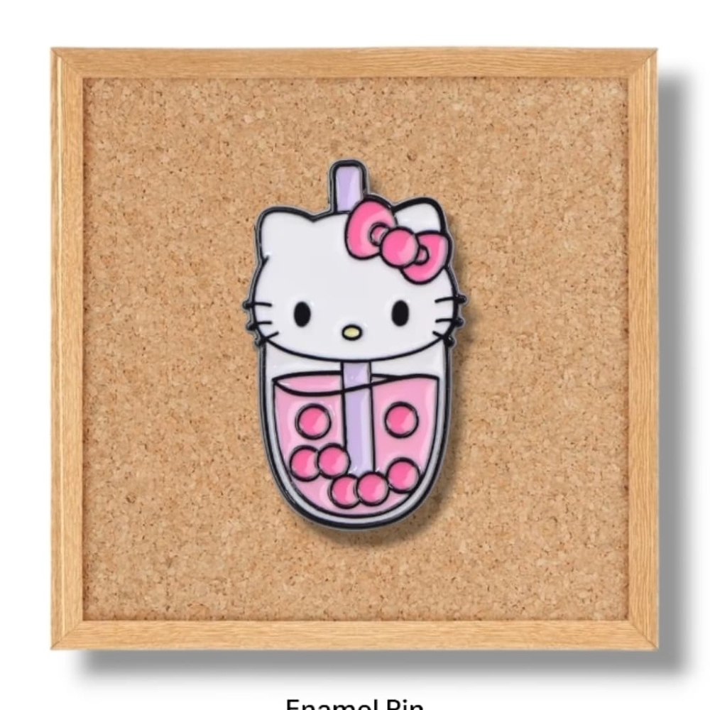 Hello Kitty Pink Enamel Pin